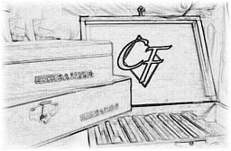 Box of CF Dominicana art sketch