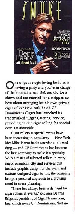 SMOKE magazine article on cigar rollers from CF Dominicana