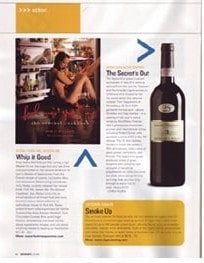 Desert Living Magazine page scan with cigar roller article